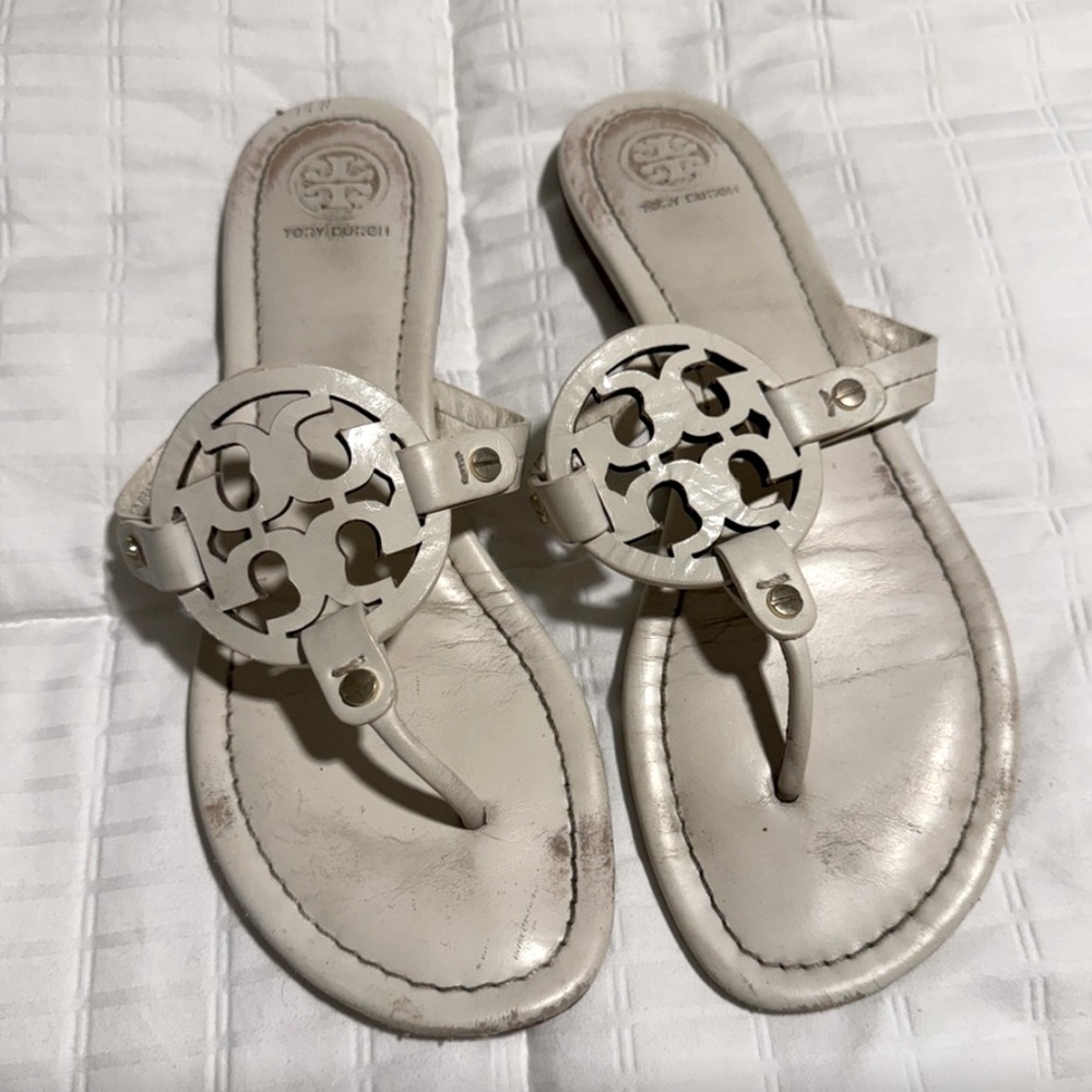 Tory Burch  Miller sandals -White